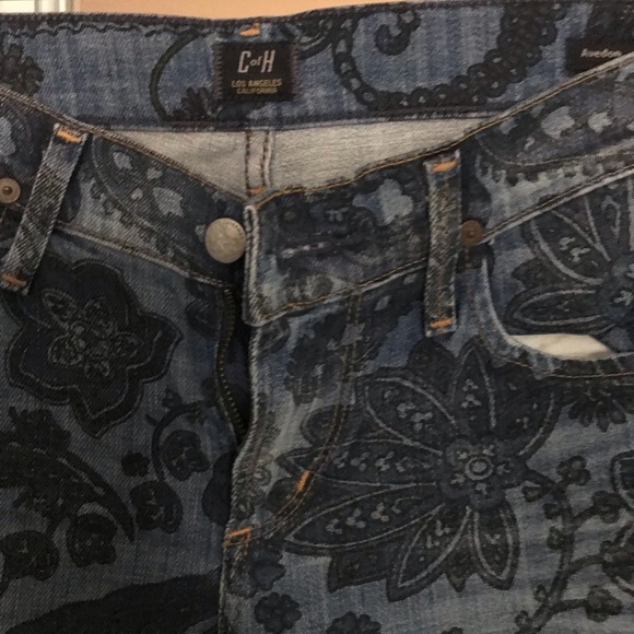 Citizens of Humanity Avedon Paisley Jeans Size 27 skinny low rise - Picture 6 of 8